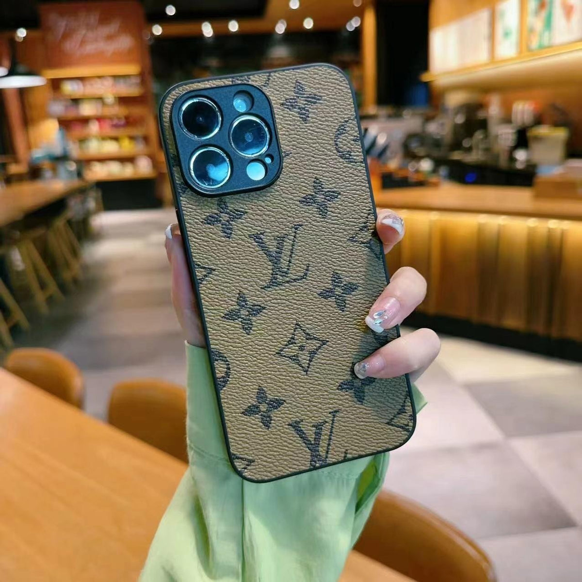 Funda para teléfono con monograma - Opciones de colores suaves