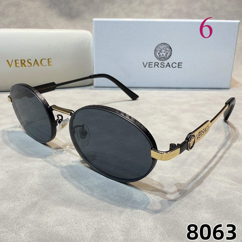 Gafas de sol aviador ovaladas con monturas metálicas finas