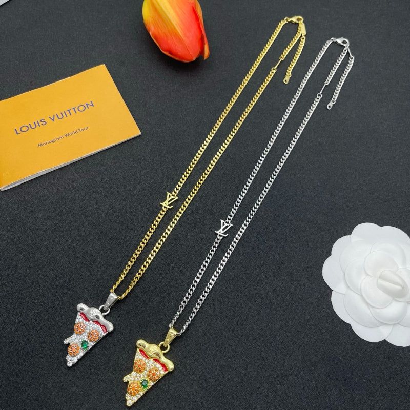 Ice Cream Cone Pendant Necklace