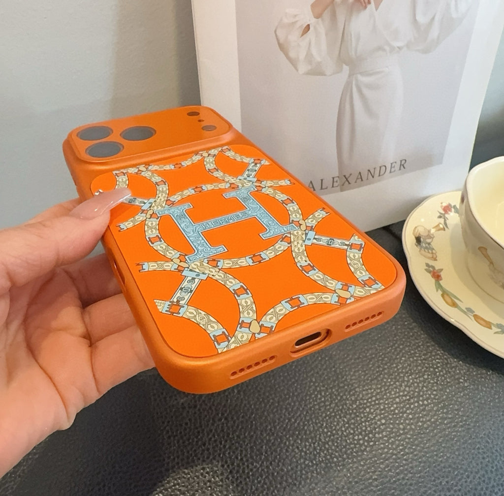 Funda para teléfono con estampado de arnés ecuestre
