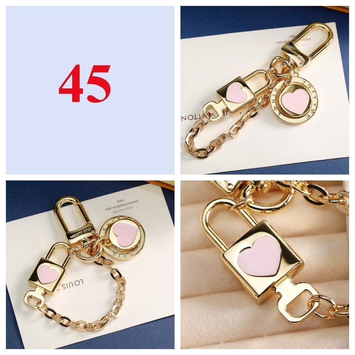 Heart & Flower Charm Keychain - Style Options