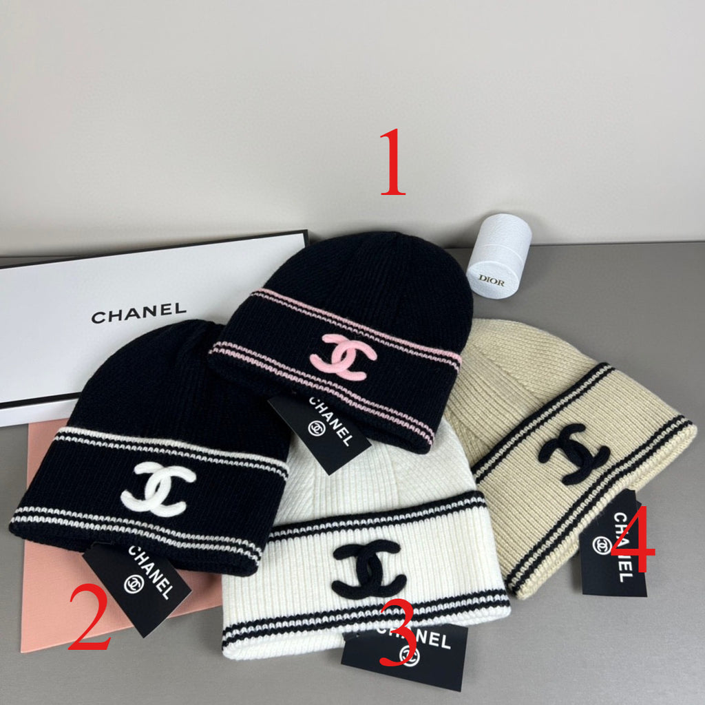 Striped Knit Bucket Hat