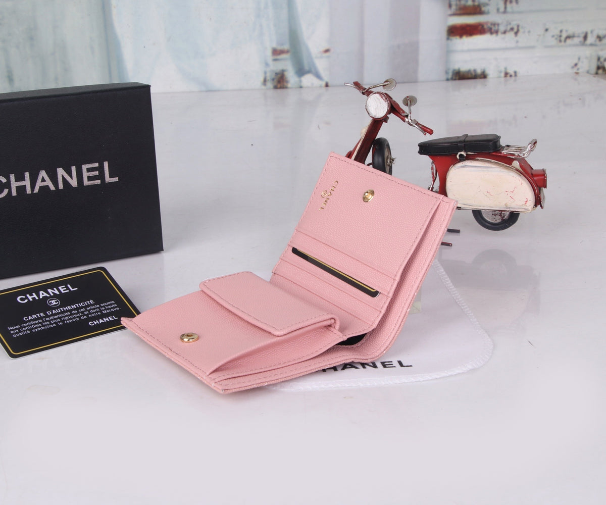 Diamond Quilted Compact Wallet 035