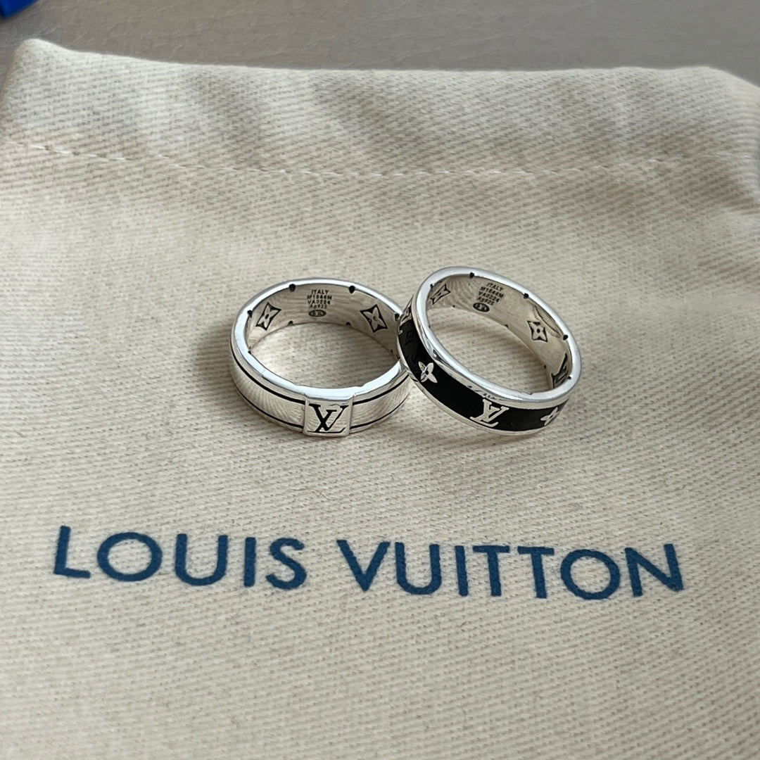 Narrow Monogram Band Ring - Sizes 6–11