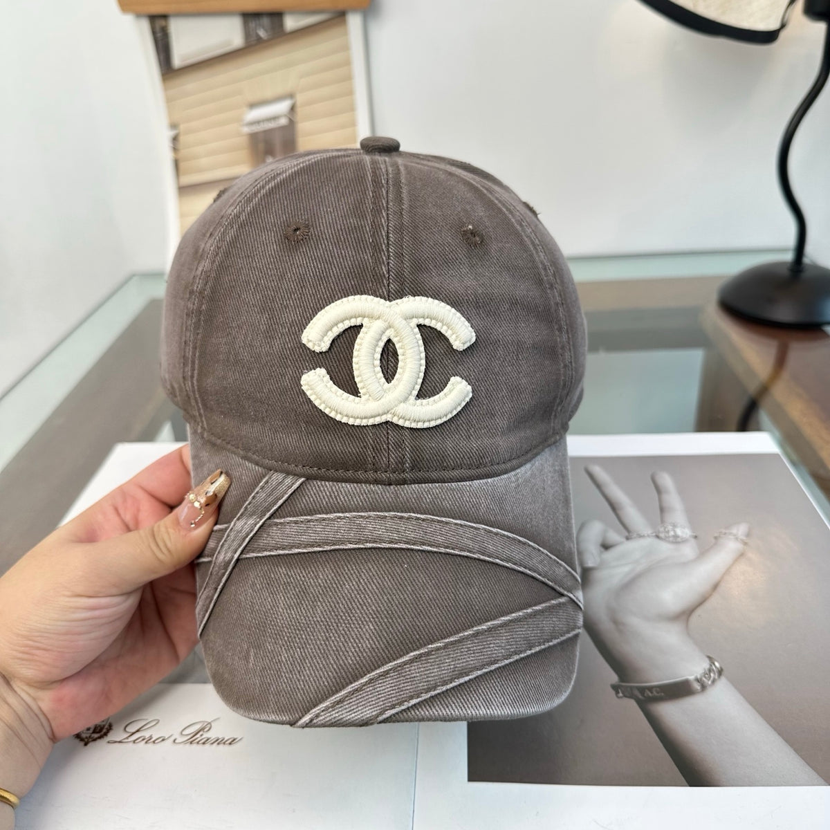Raised Emblem Baseball Cap