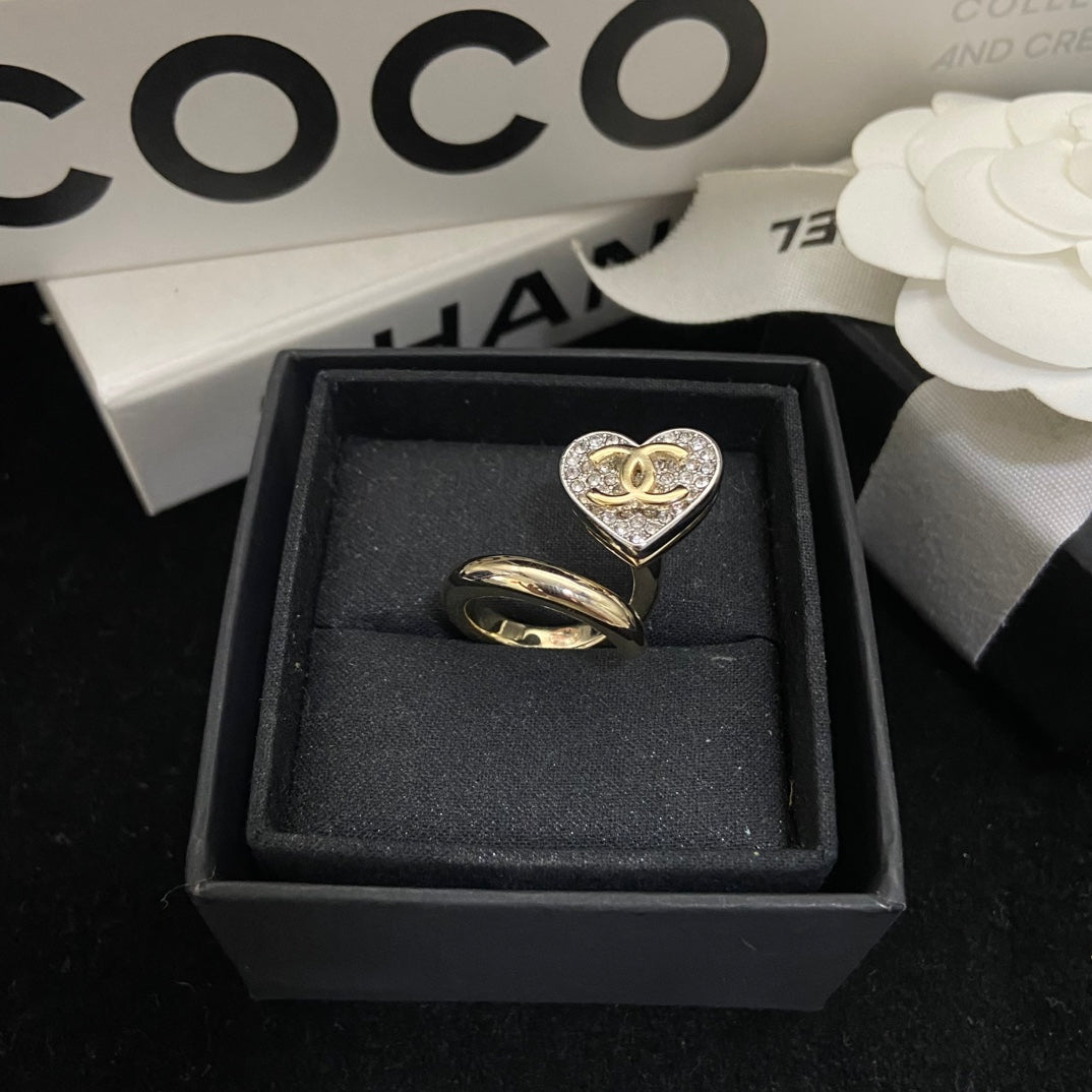 Layered Camellia Flower Ring