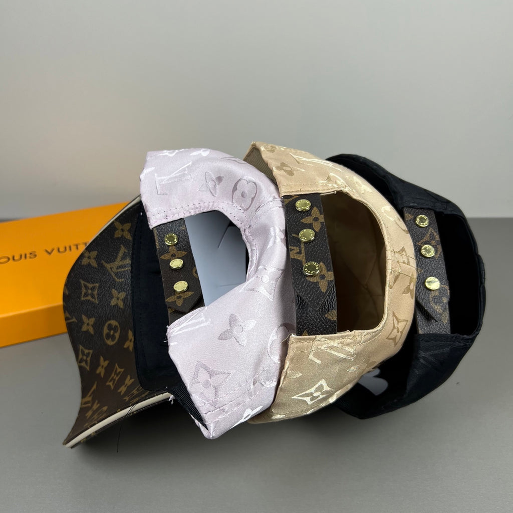 Monogram Baseball Cap with Contrast Brim