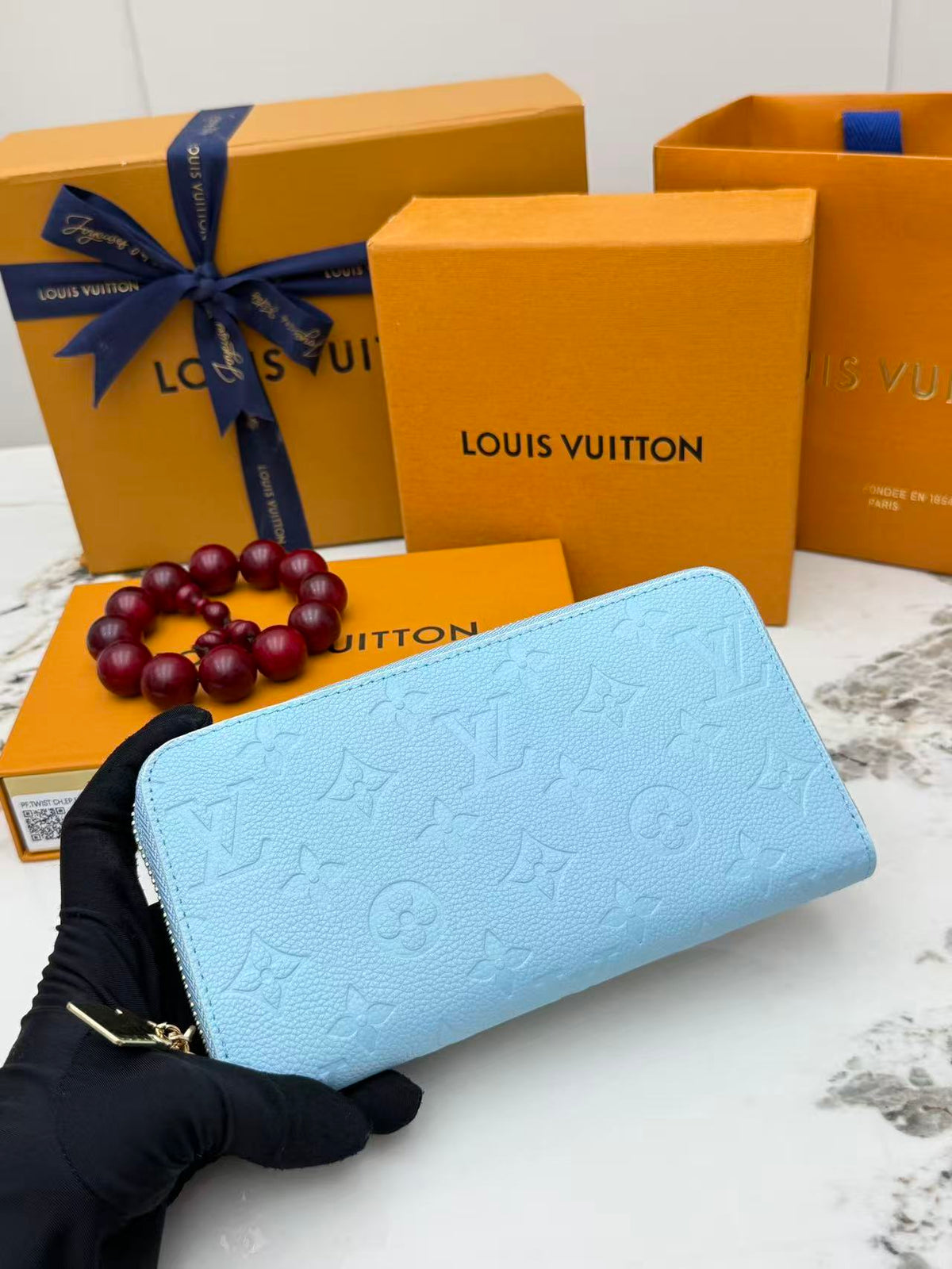Pastel Zip-Around Long Wallet 037