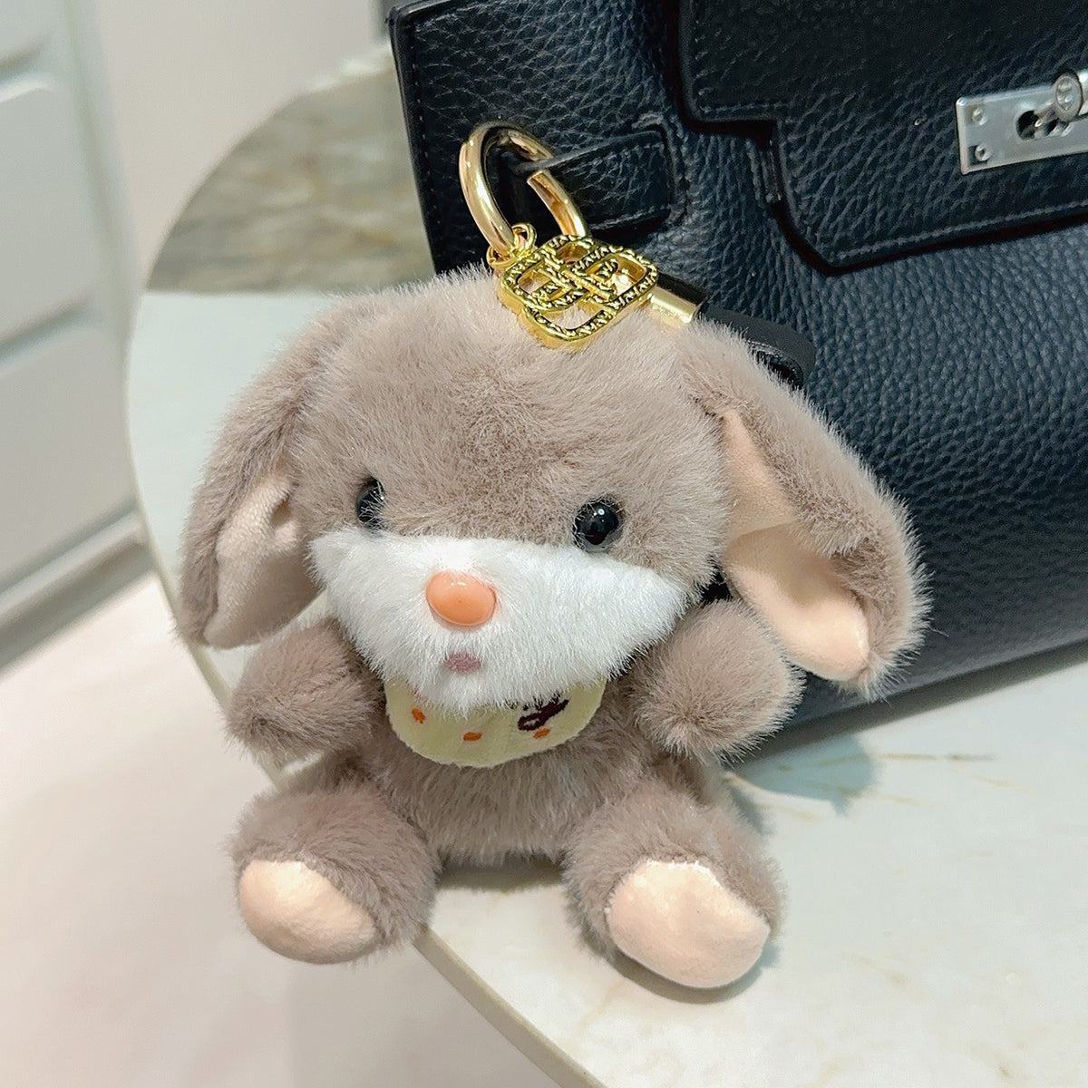 Plush Puppy Keychain