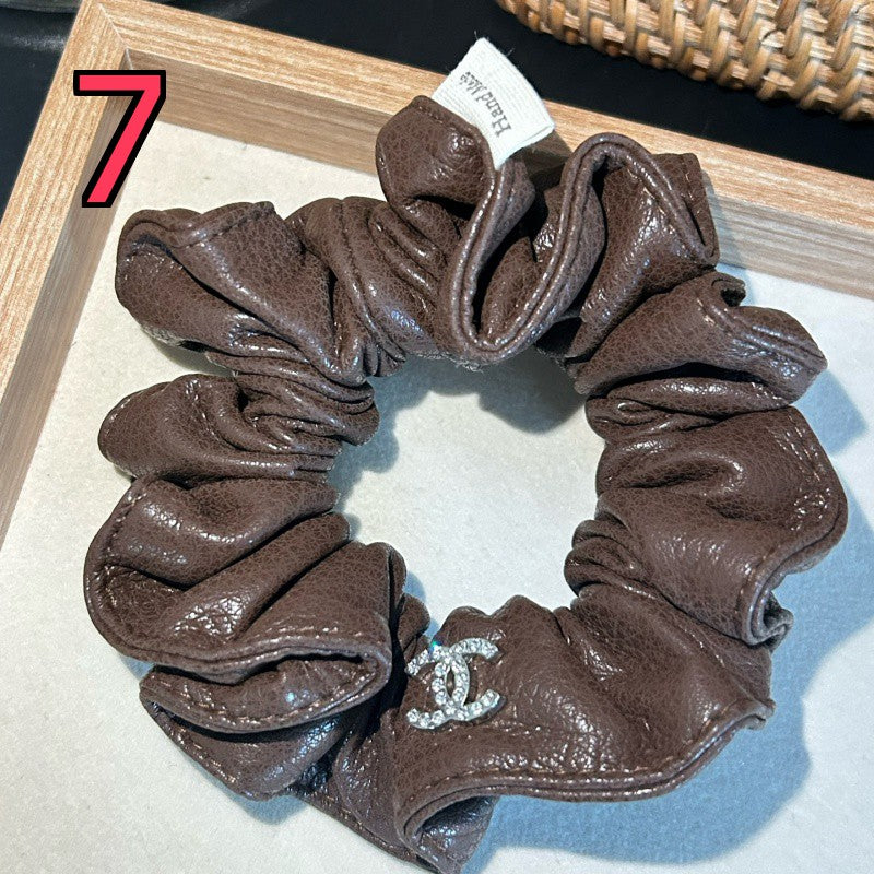 Decorative Scrunchie - Bow and Bead-Accent Options