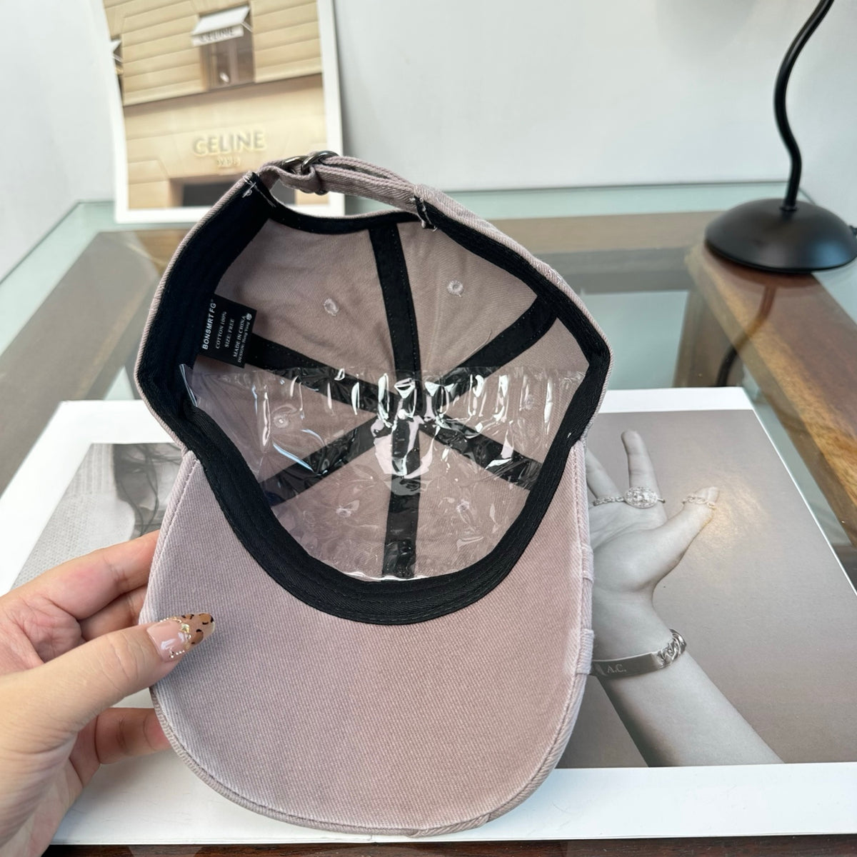 Raised Emblem Baseball Cap