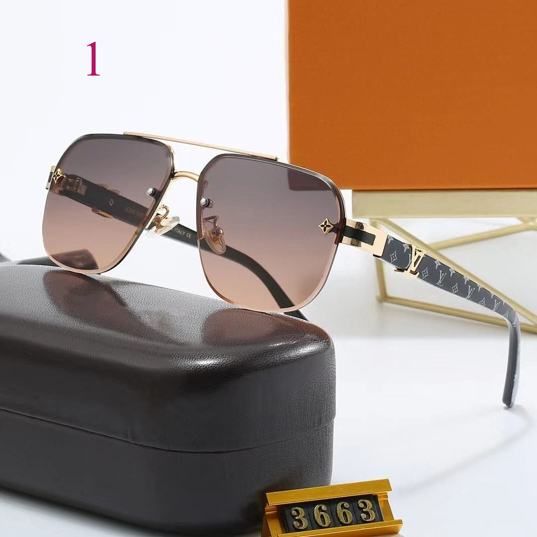Gafas de sol Navigator con patillas de metal estampadas