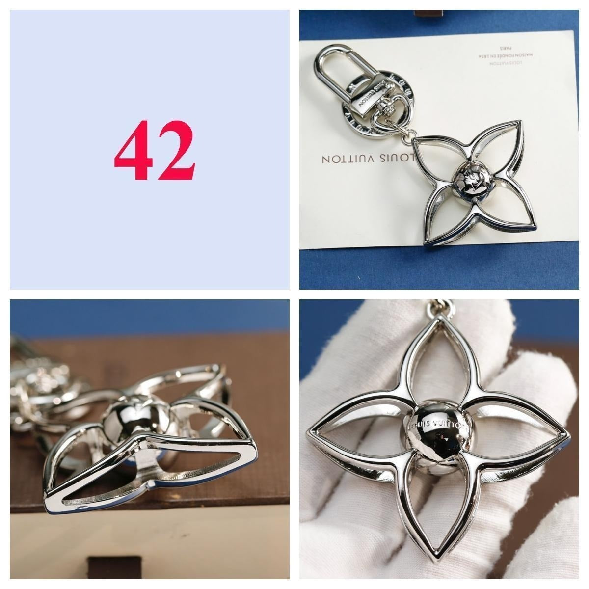 Heart & Flower Charm Keychain - Style Options
