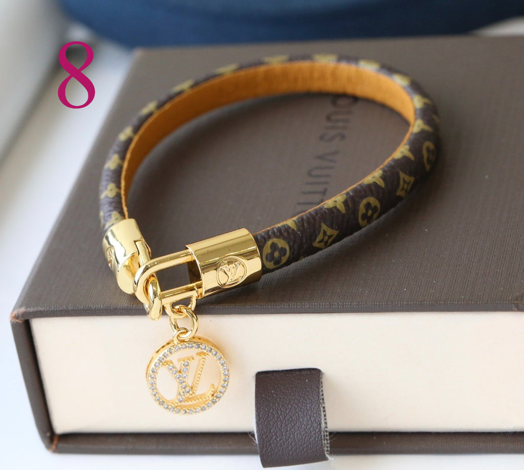 Monogram Strap Bracelets - 21 Style Options