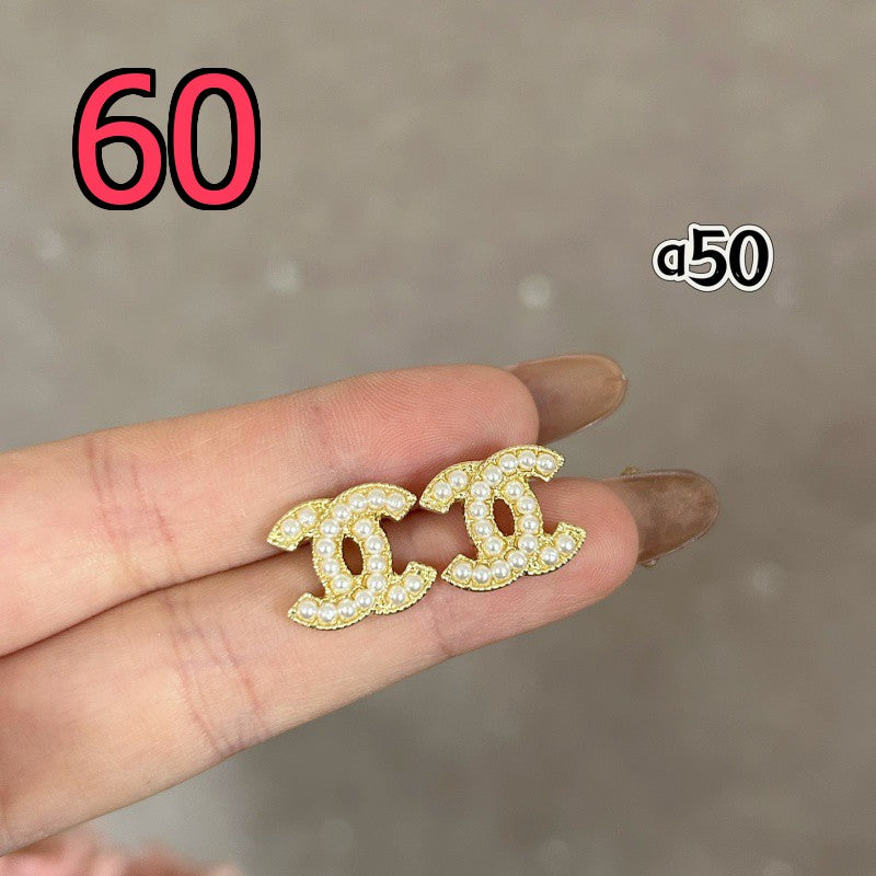 Pendientes de botón, de aro y colgantes de aleación - Colección 1