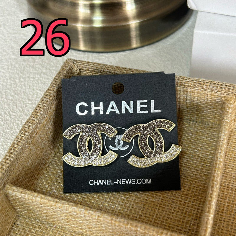 Pendientes de botón, de aro y colgantes de aleación - Colección 1