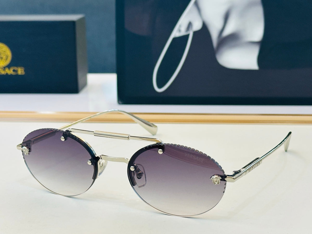 Round double-bridge sunglasses - view 6