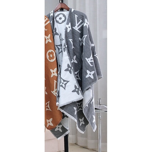 gray shawl