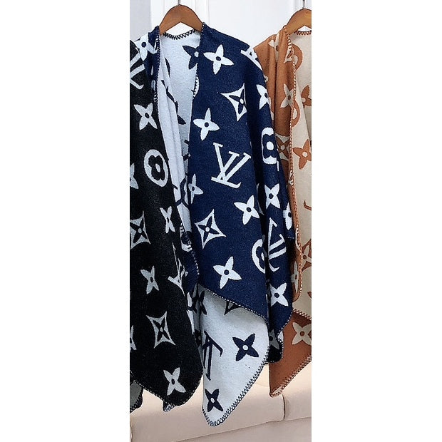 navy shawl