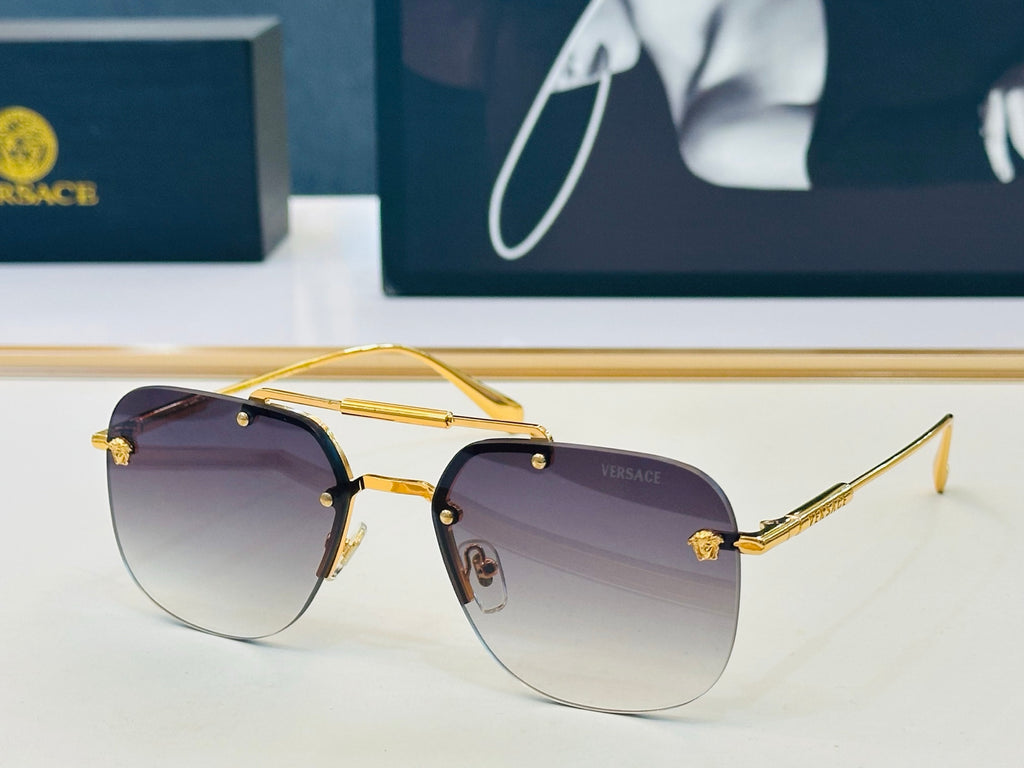 Square double-bridge sunglasses - view 1