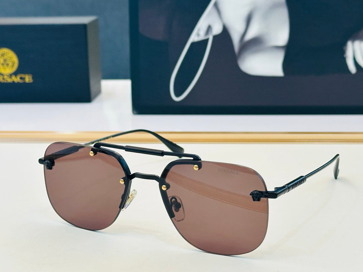 Square double-bridge sunglasses - view 2