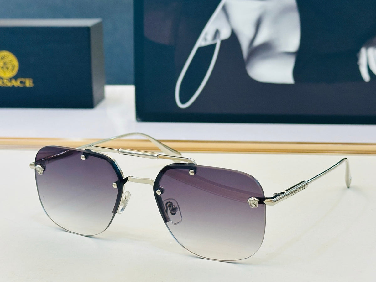 Square double-bridge sunglasses - view 3