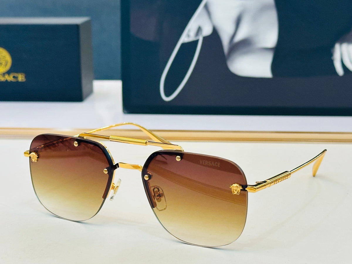 Square double-bridge sunglasses - view 5