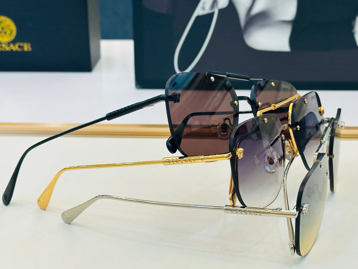 Square double-bridge sunglasses - view 7