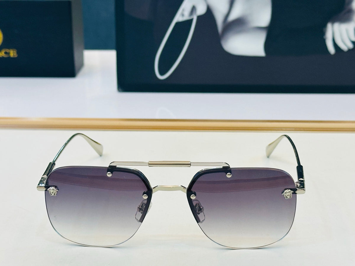 Square double-bridge sunglasses - view 8
