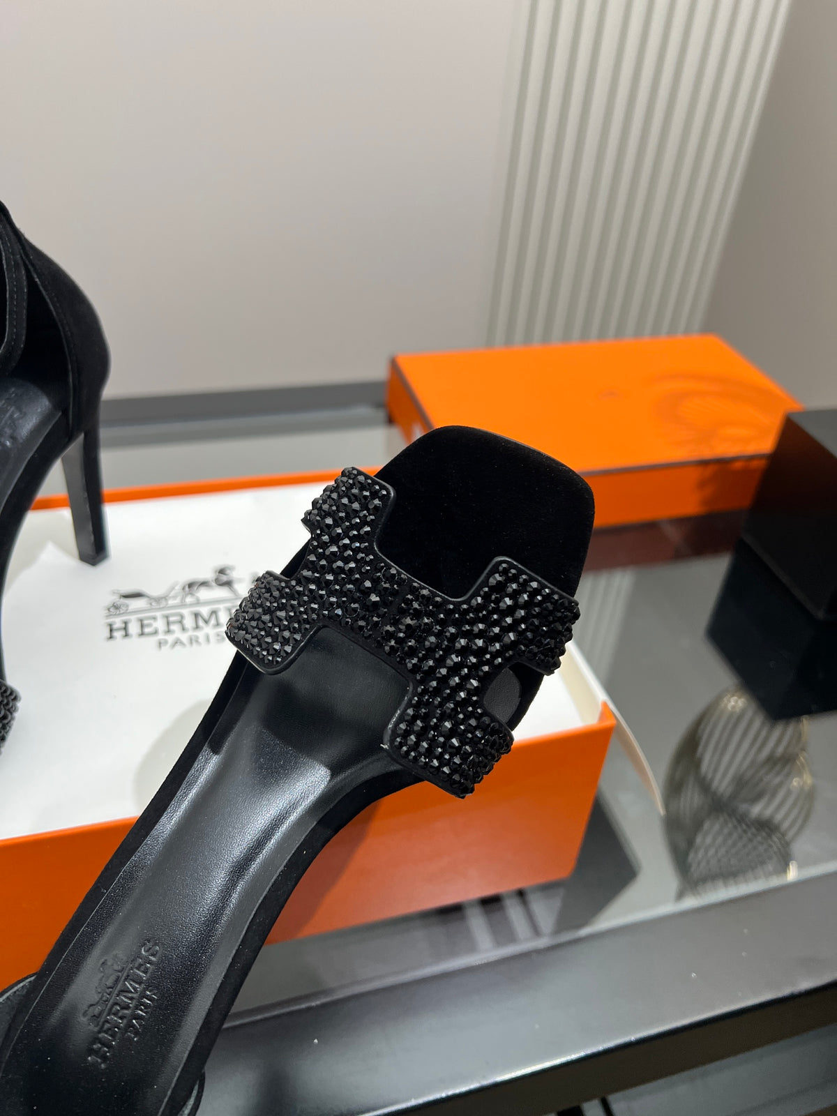 Cutout Ankle-Strap Block-Heel Sandals — product photo 14