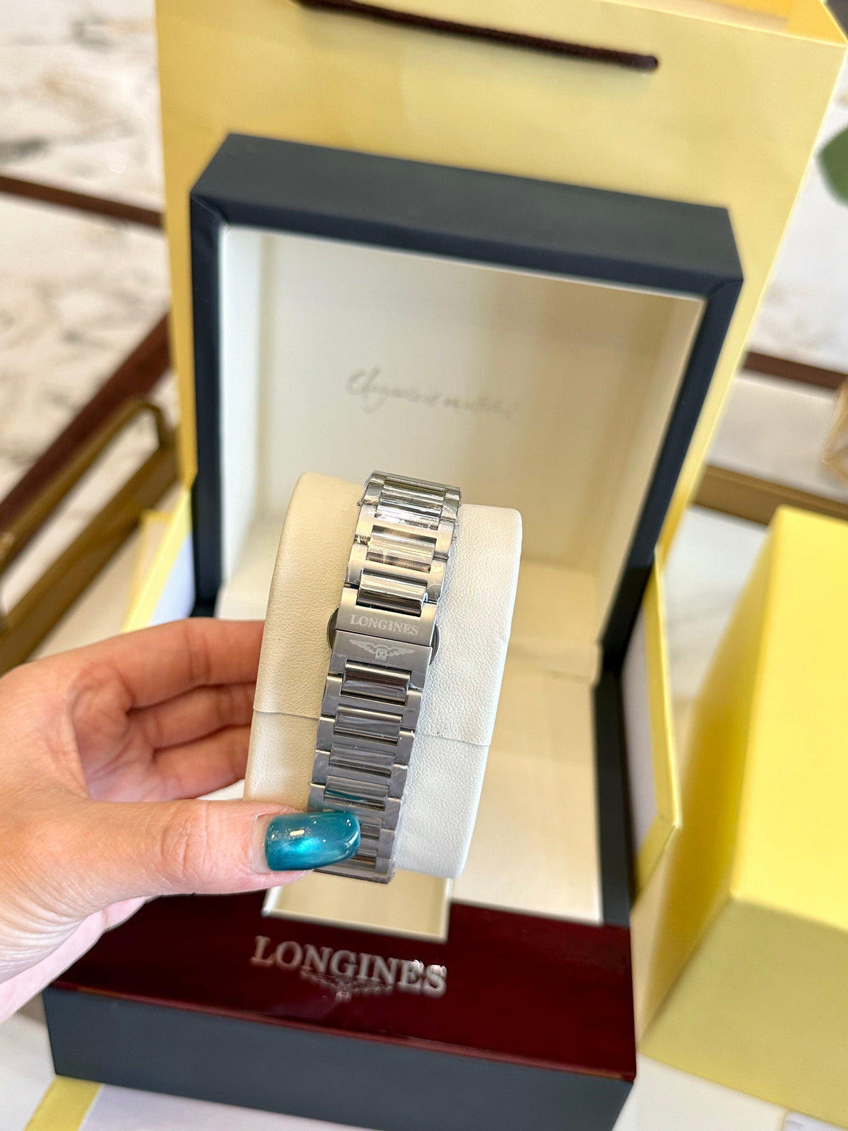 Silver-Tone Classic Bracelet Watch