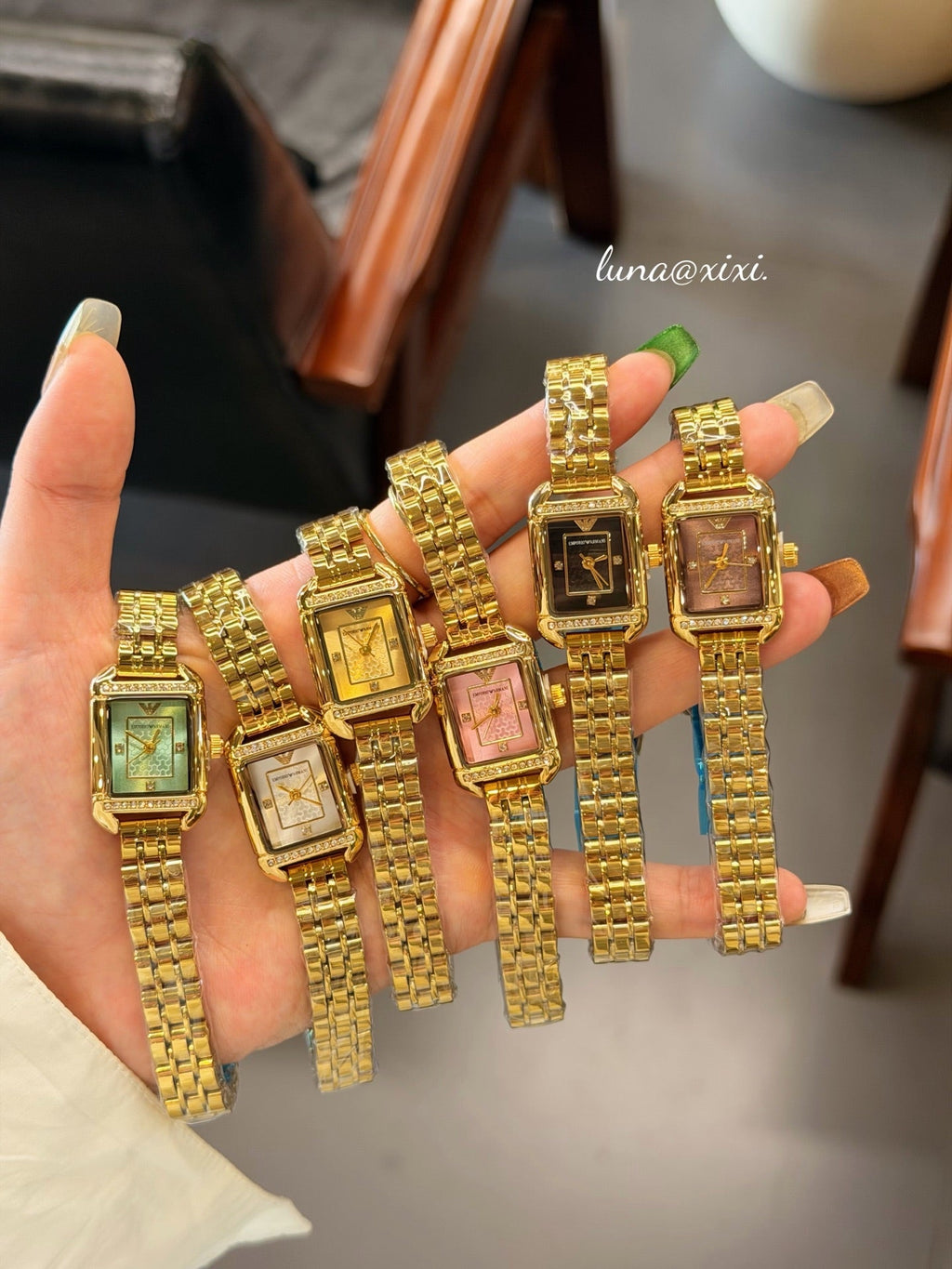 Vintage Rectangular Dial Bracelet Watch