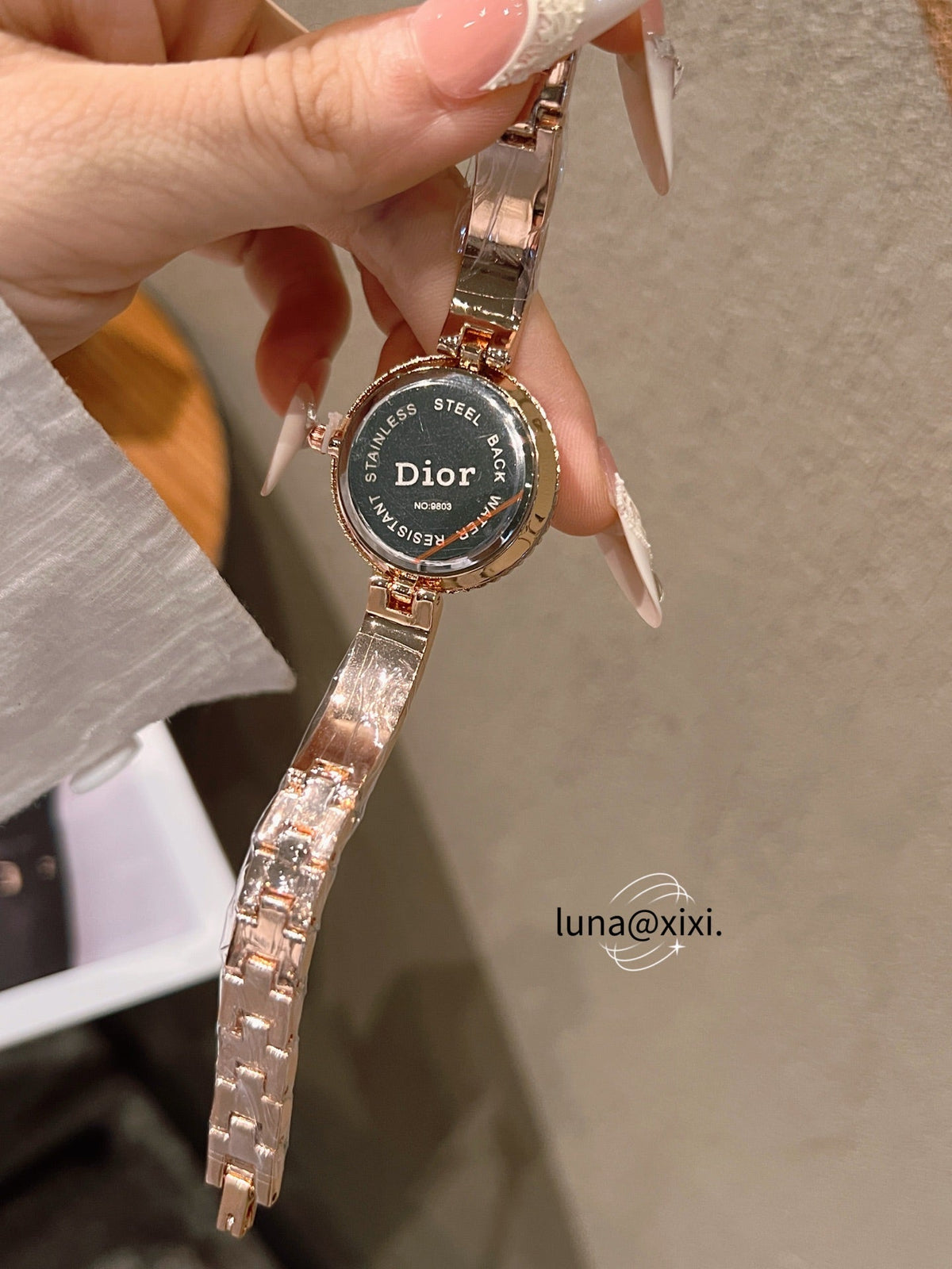Stone-Accent Round Bracelet Quartz Watch