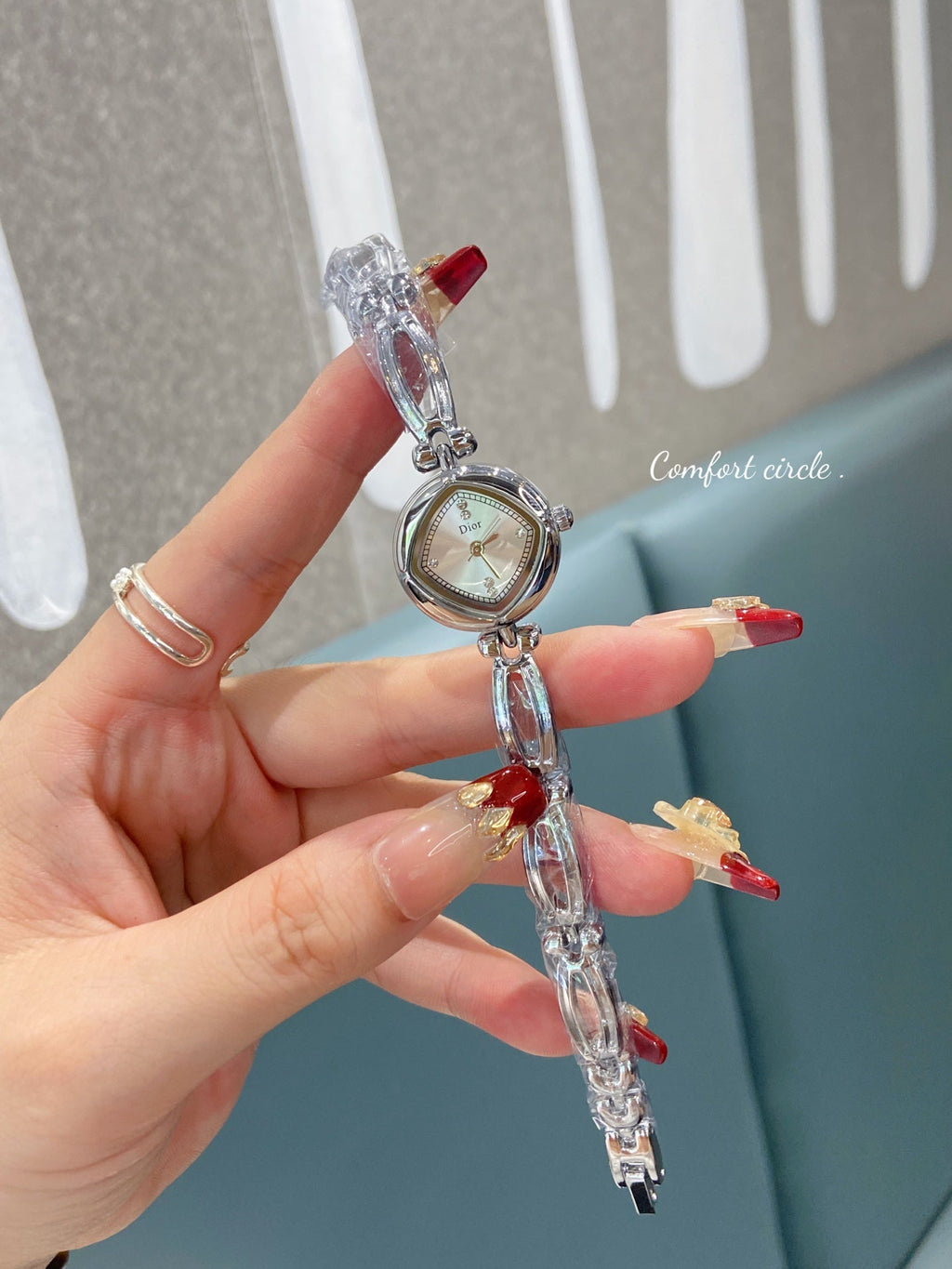 Ornate Link Bracelet Quartz Watch
