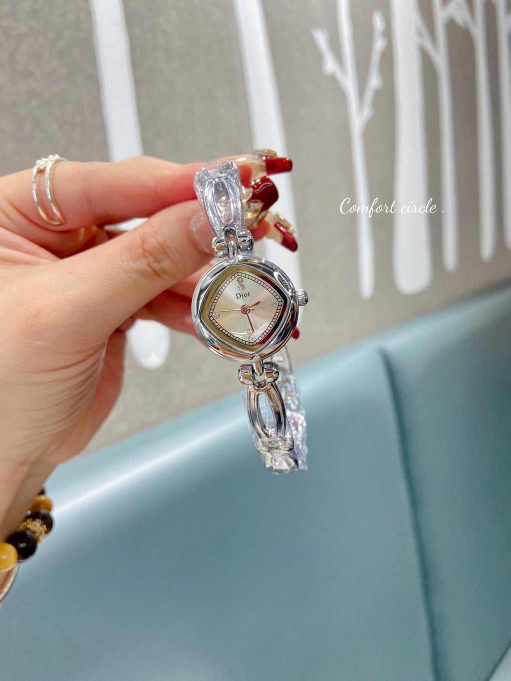 Ornate Link Bracelet Quartz Watch