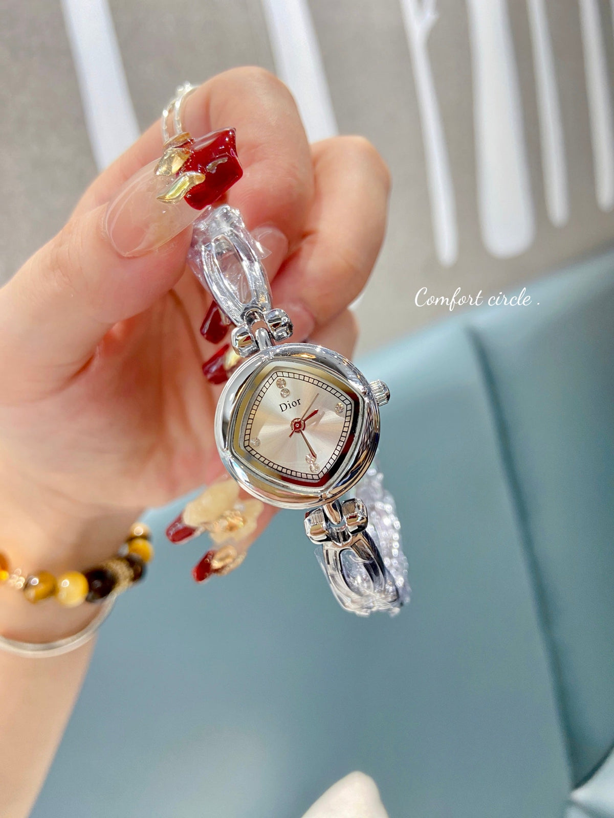 Ornate Link Bracelet Quartz Watch