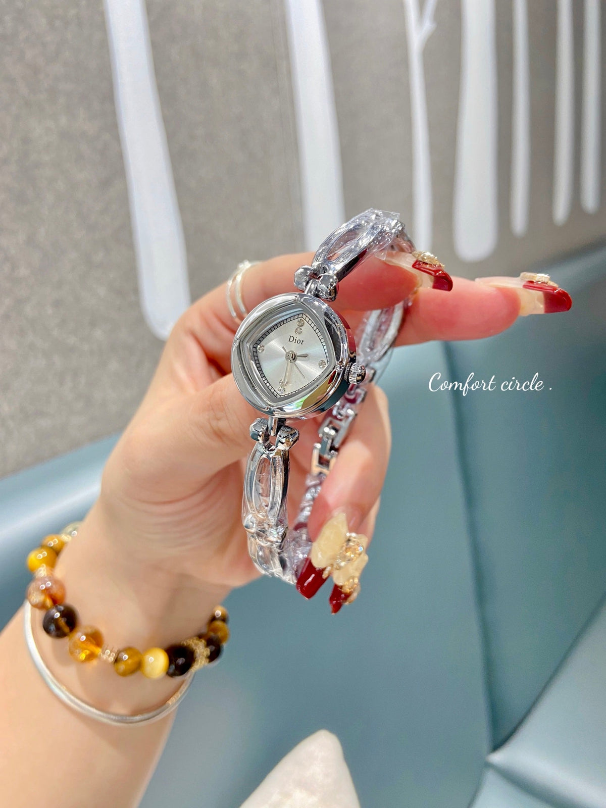 Ornate Link Bracelet Quartz Watch