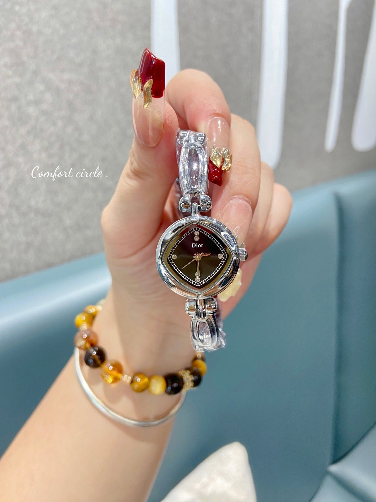 Ornate Link Bracelet Quartz Watch