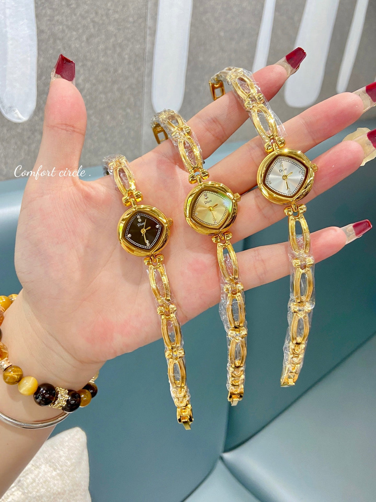 Ornate Link Bracelet Quartz Watch