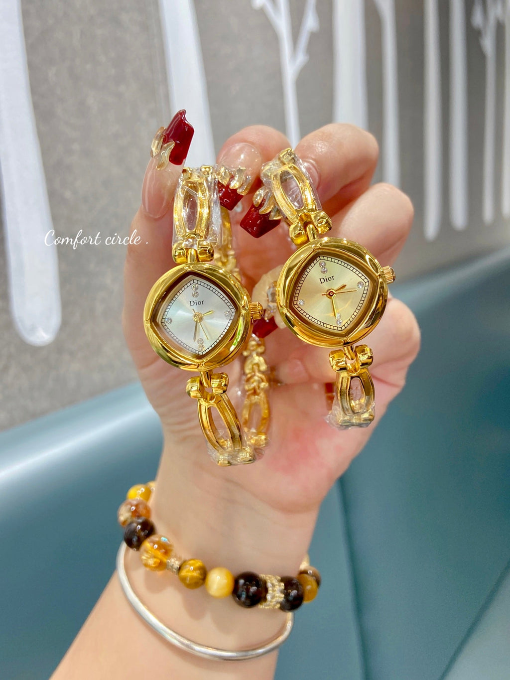 Ornate Link Bracelet Quartz Watch