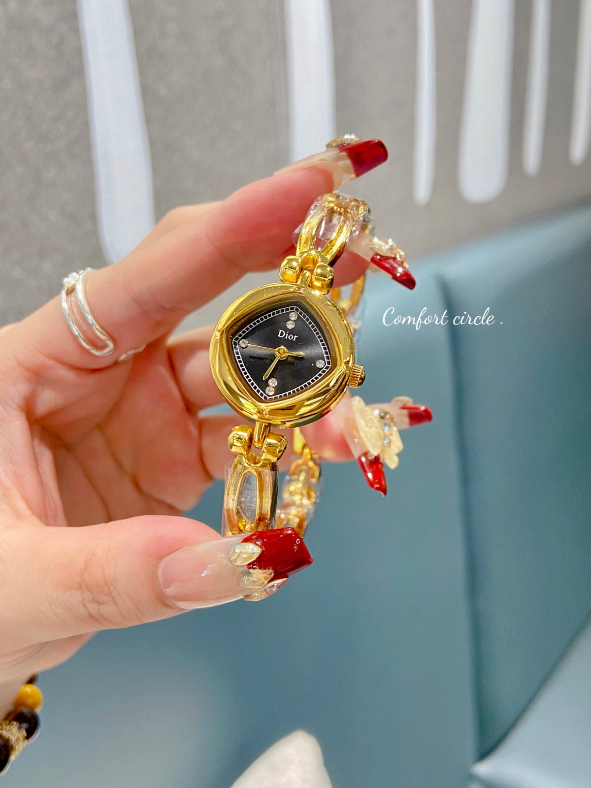 Ornate Link Bracelet Quartz Watch