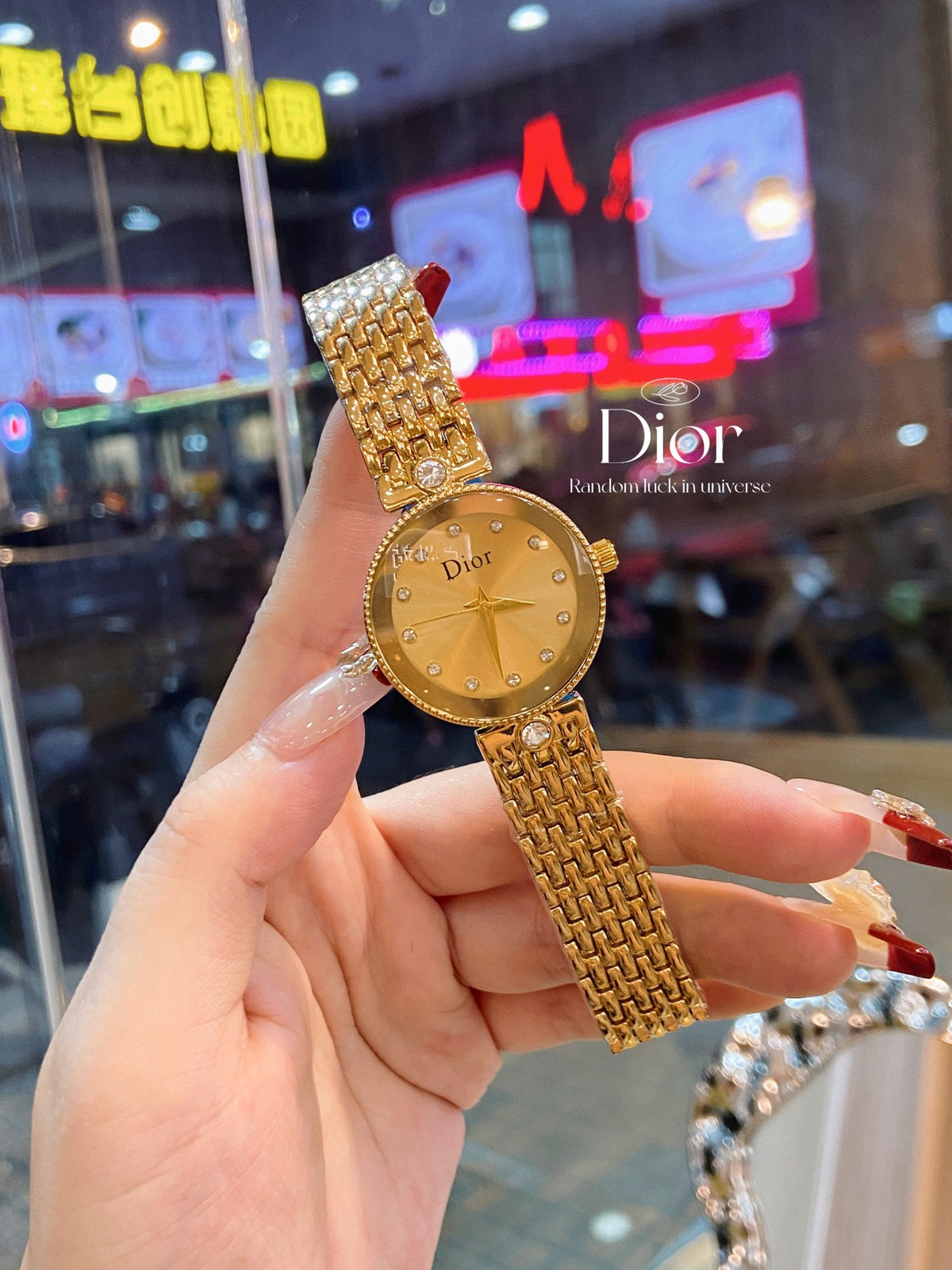 Multi-Dial Statement Bracelet Quartz Watch