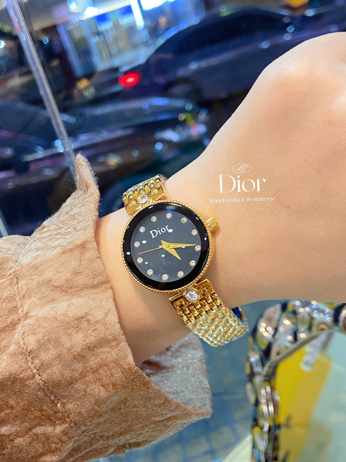 Multi-Dial Statement Bracelet Quartz Watch