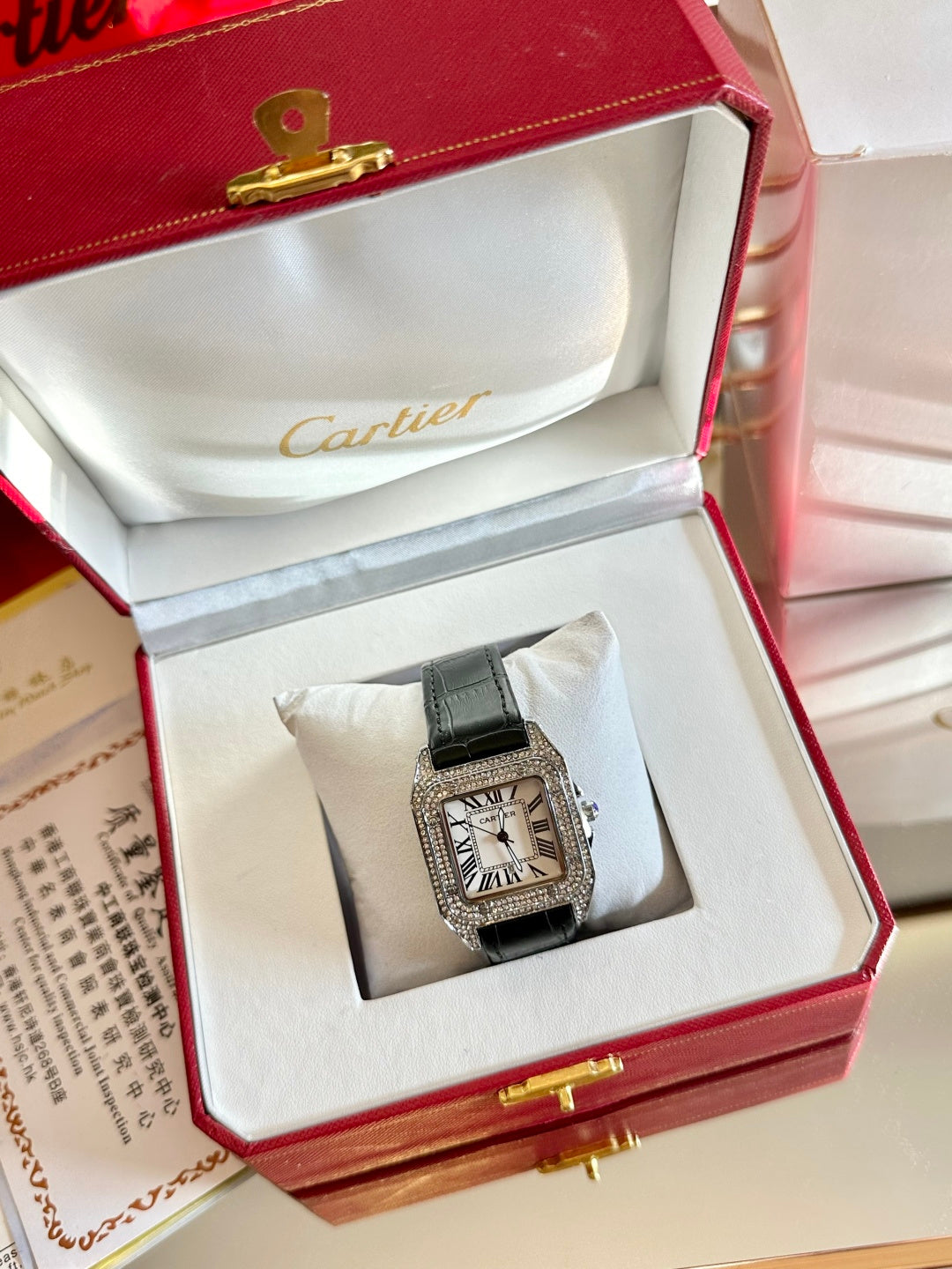 Mini Rectangular Dial Strap Quartz Watch