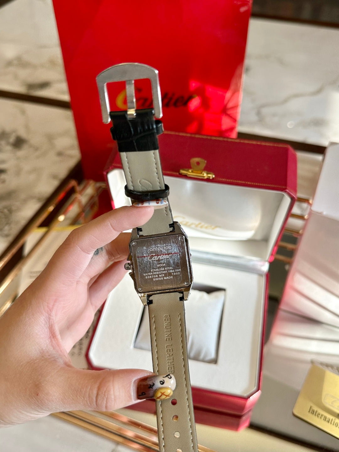 Mini Rectangular Dial Strap Quartz Watch