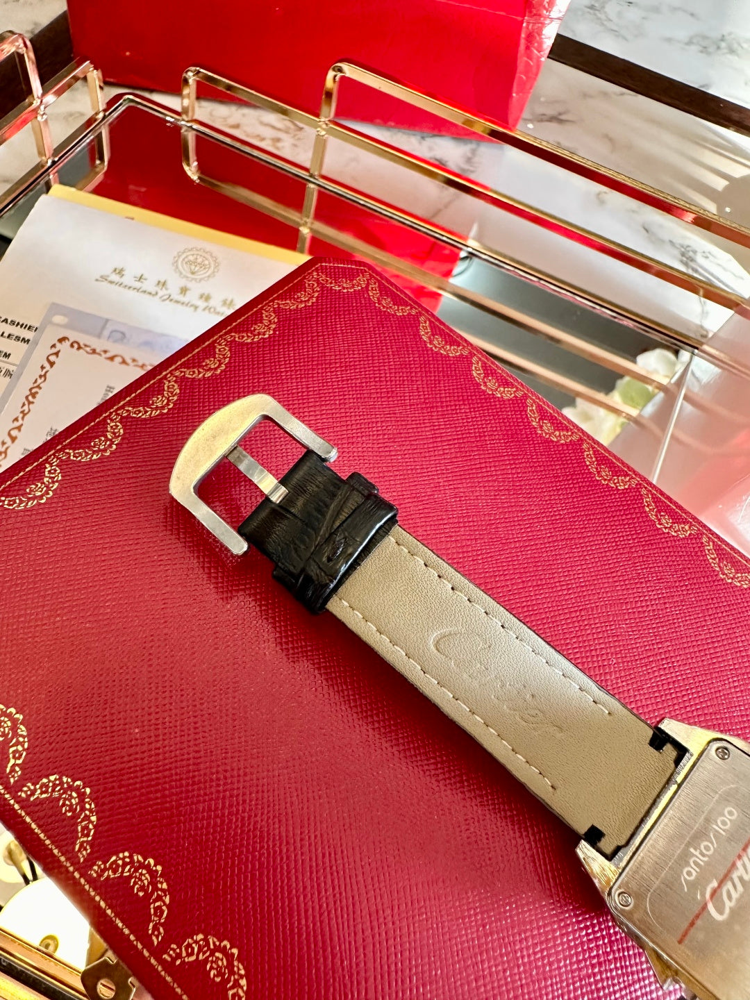 Mini Rectangular Dial Strap Quartz Watch