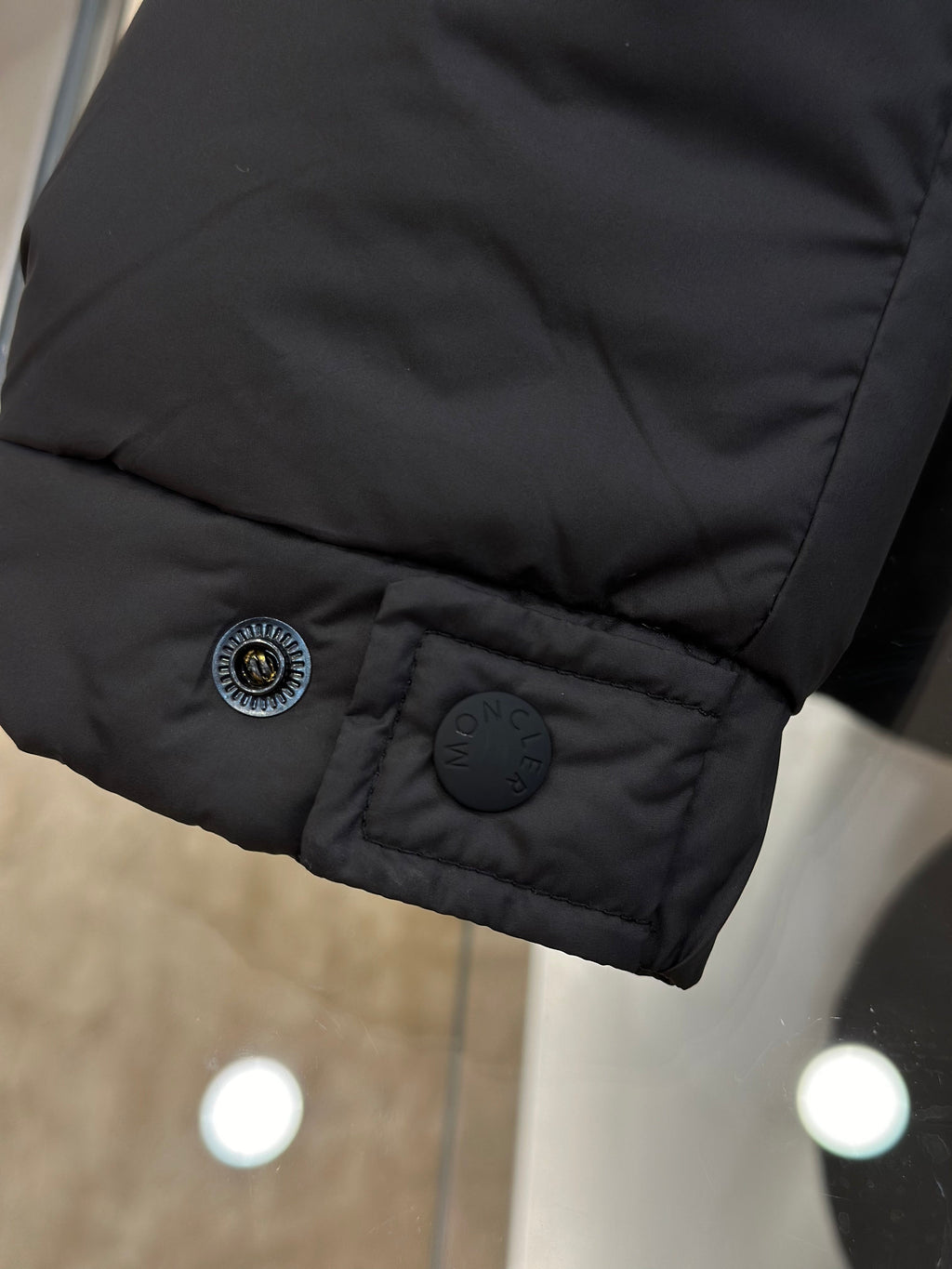 Hooded Down Puffer Jacket with Contrast Trim