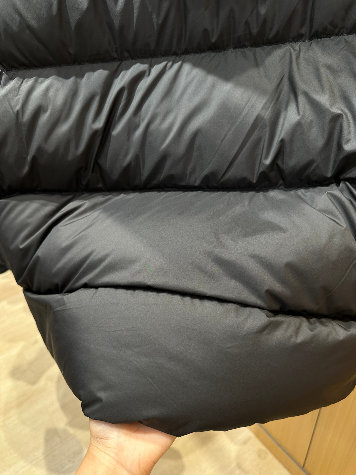 Hooded Down Puffer Jacket with Contrast Trim