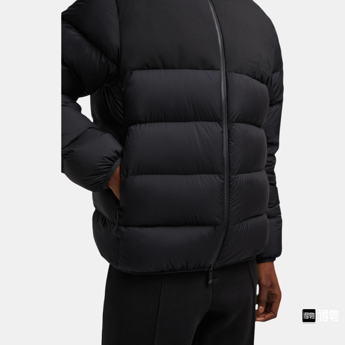 Hooded Down Puffer Jacket with Subtle Texture