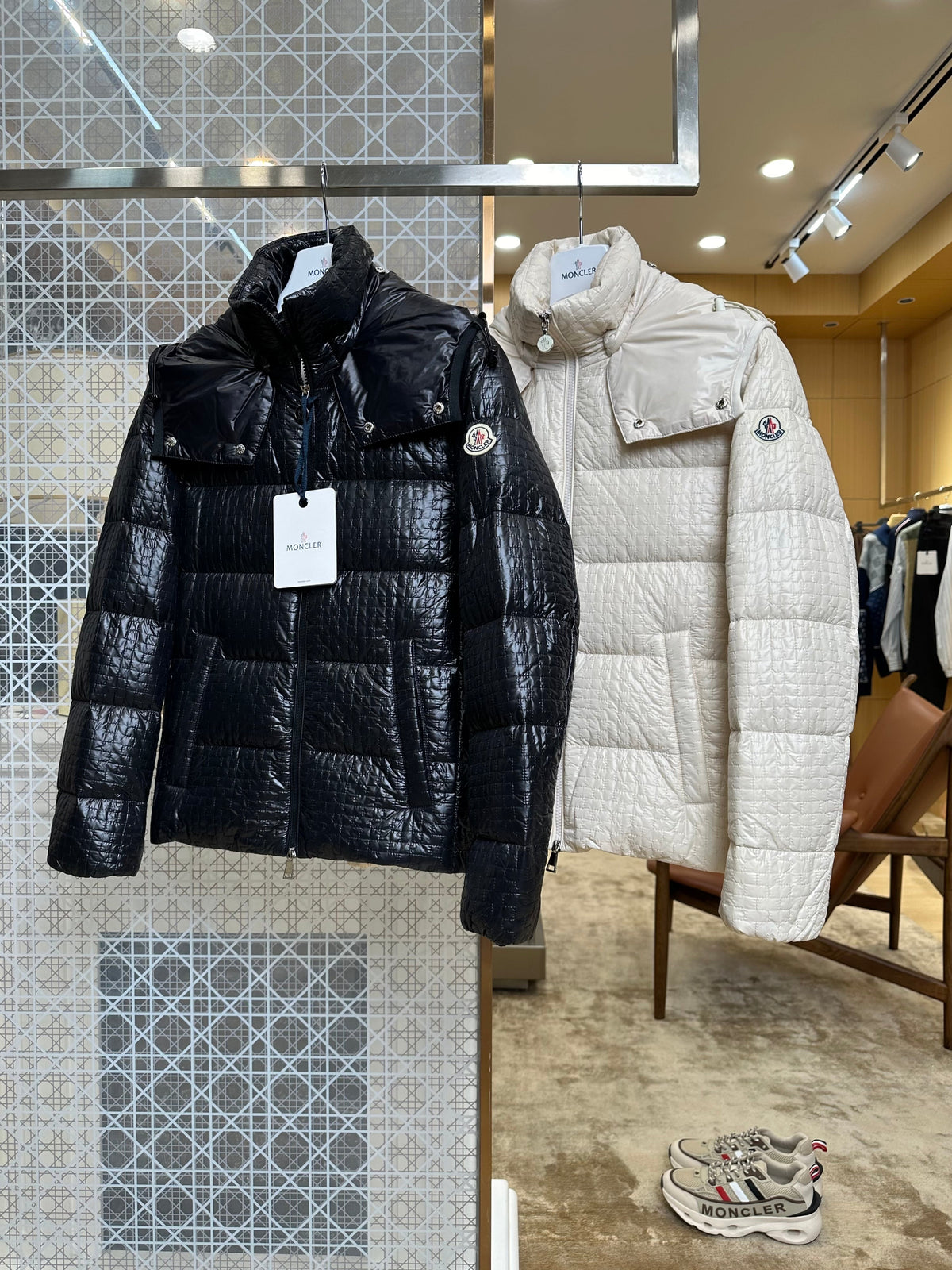Women's Quilted Down Jacket with Detachable Hood